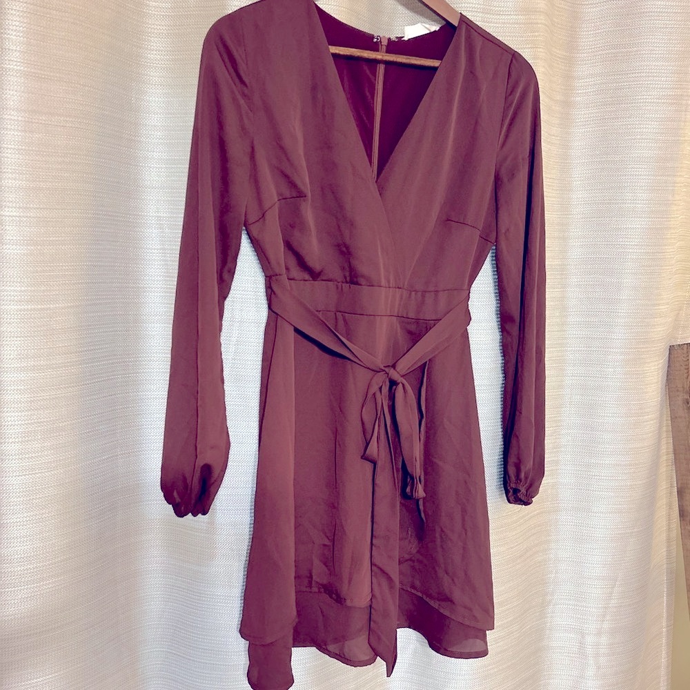 Altar’d State short dress with long sleeves.